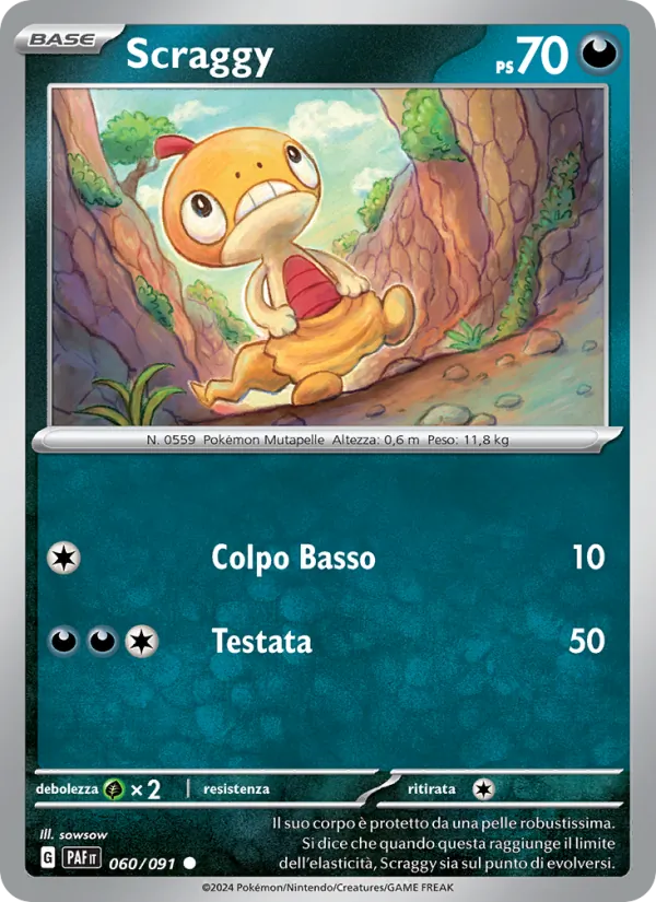 Scraggy (Destino di Paldea #060/91)
