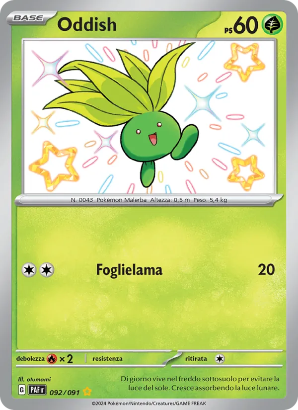 Oddish (Destino di Paldea #092/91)