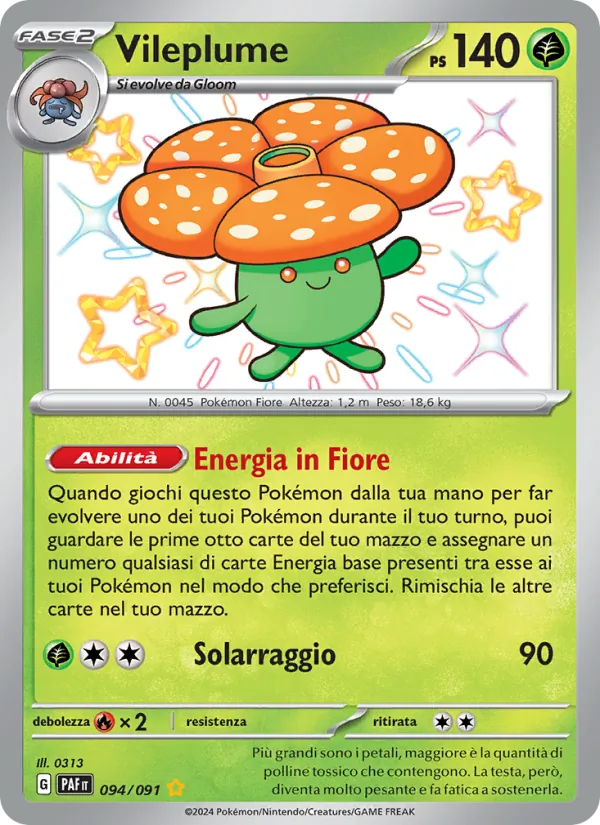Vileplume (Destino di Paldea #094/91)