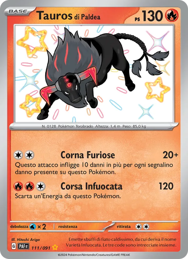 Tauros di Paldea (Destino di Paldea #111/91)
