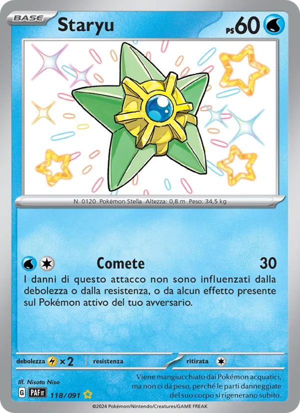 Staryu (Destino di Paldea #118/91)