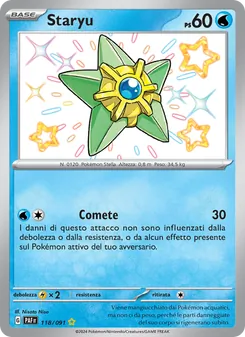 Staryu (Destino di Paldea #118/91)