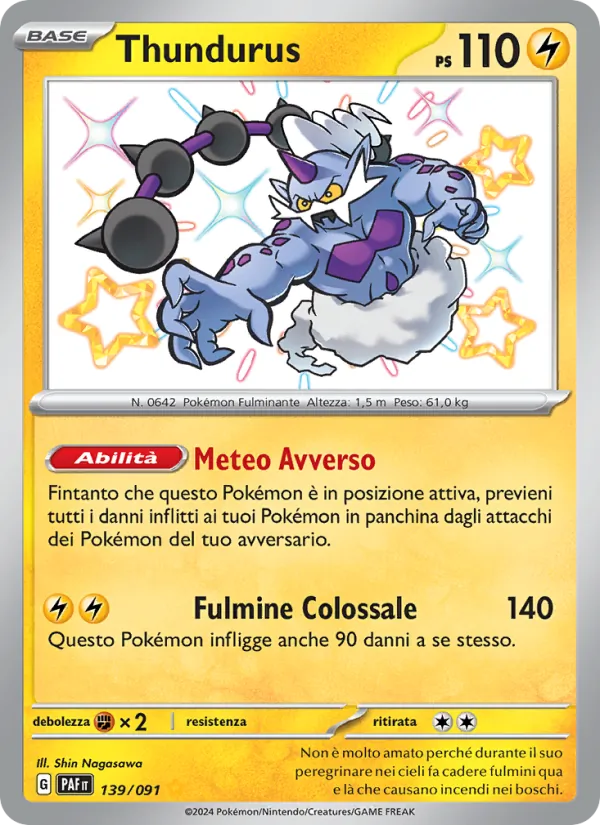 Thundurus (Destino di Paldea #139/91)