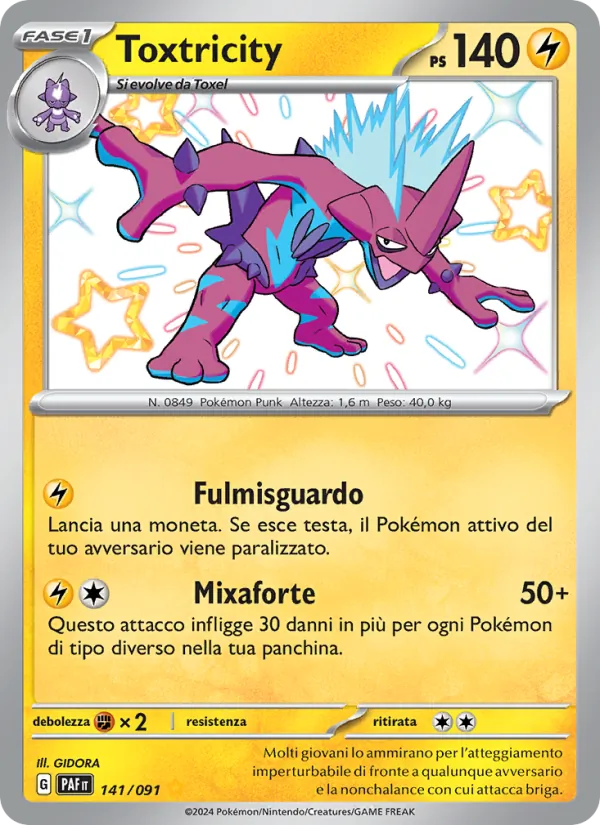 Toxtricity (Destino di Paldea #141/91)