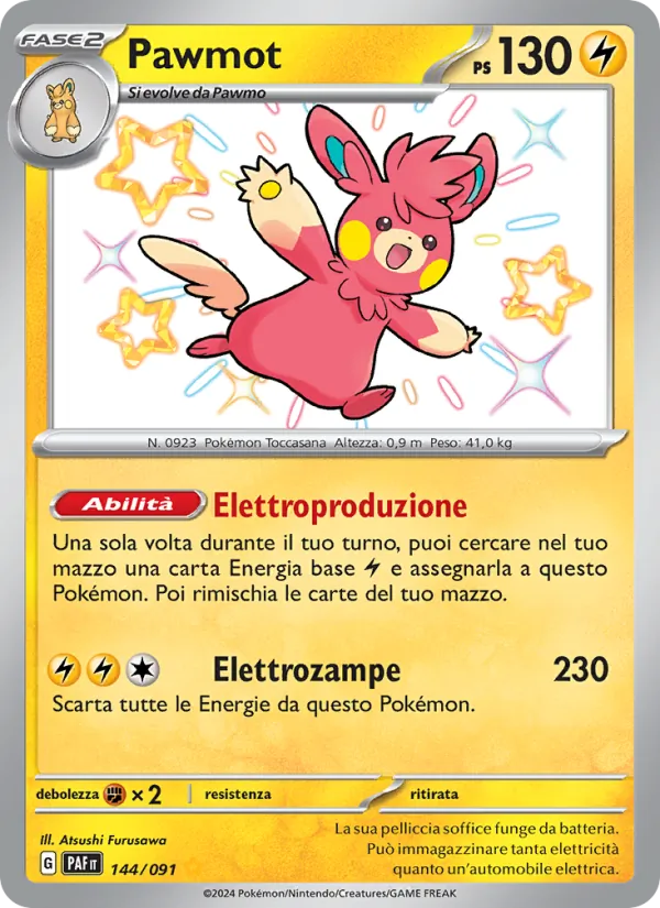 Pawmot (Destino di Paldea #144/91)