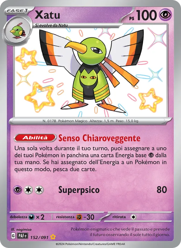 Xatu (Destino di Paldea #152/91)