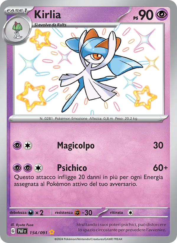 Kirlia (Destino di Paldea #154/91)