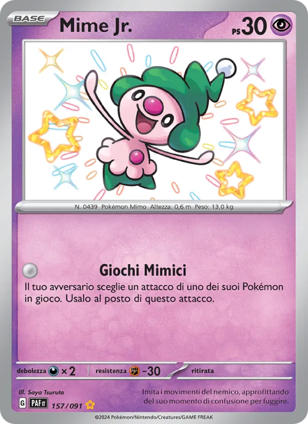 Mime Jr. (Destino di Paldea #157/91)