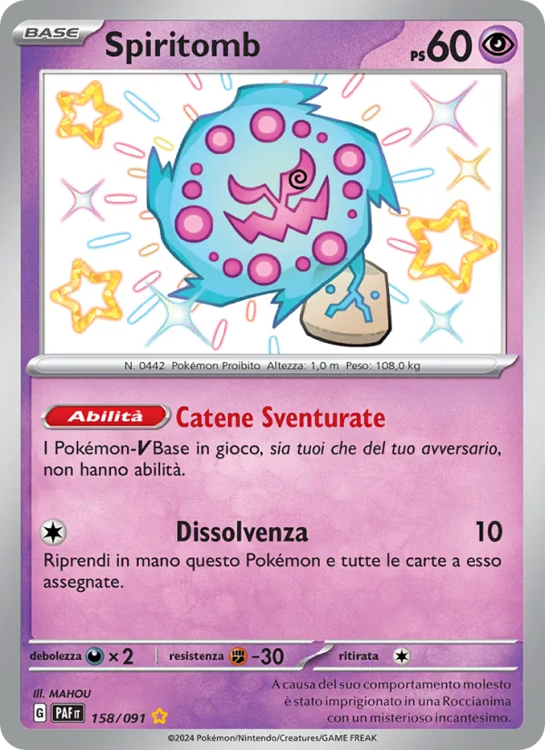 Spiritomb (Destino di Paldea #158/91)