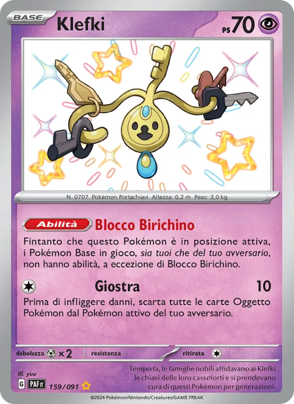 Klefki (Destino di Paldea #159/91)