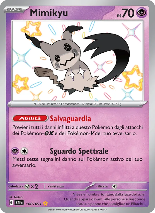 Mimikyu (Destino di Paldea #160/91)