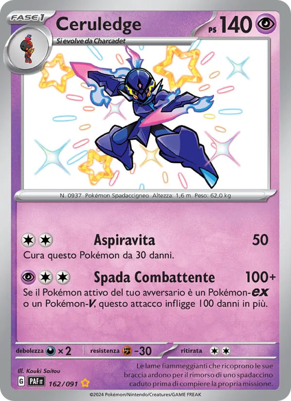Ceruledge (Destino di Paldea #162/91)