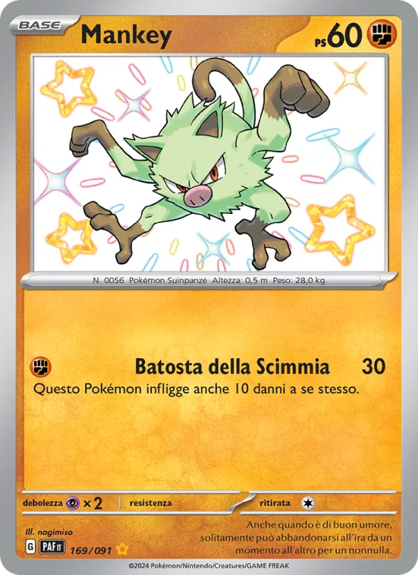 Mankey (Destino di Paldea #169/91)