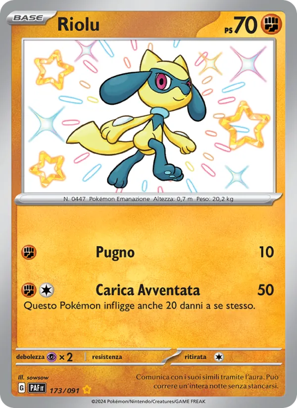 Riolu (Destino di Paldea #173/91)