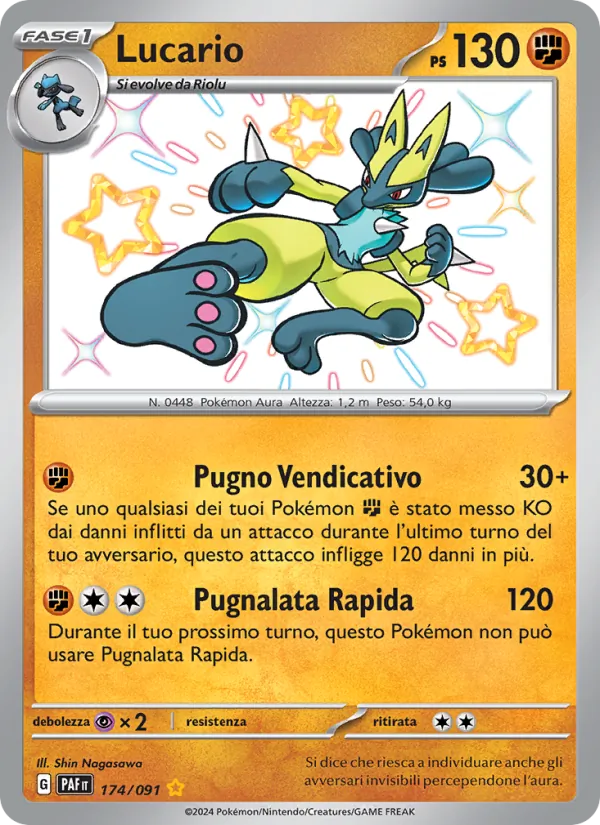Lucario (Destino di Paldea #174/91)