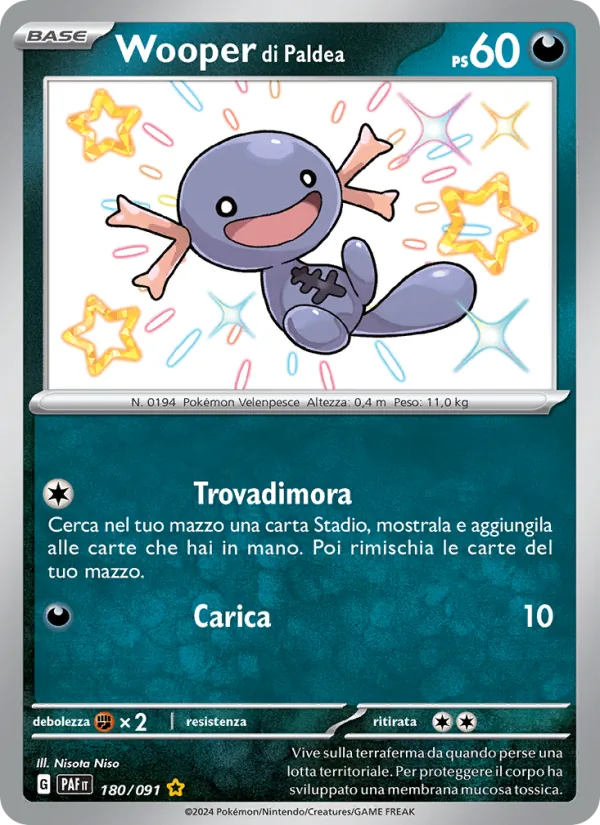 Wooper di Paldea (Destino di Paldea #180/91)