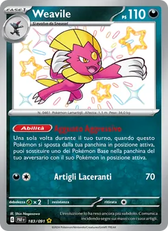 Weavile (Destino di Paldea #183/91)