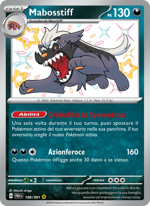 Mabosstiff (Destino di Paldea #188/91)