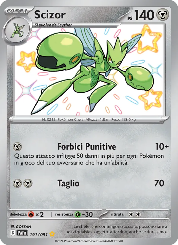 Scizor (Destino di Paldea #191/91)