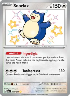 Snorlax (Destino di Paldea #202/91)