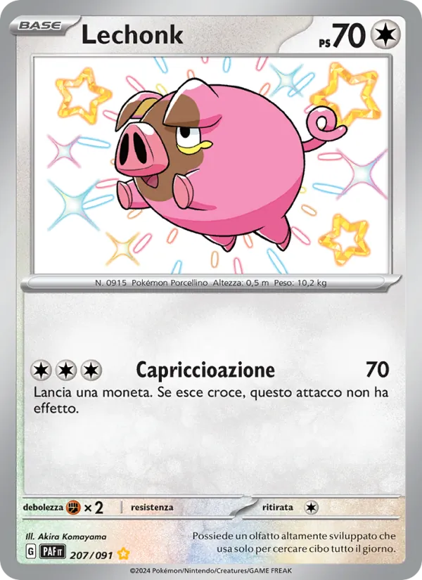 Lechonk (Destino di Paldea #207/91)