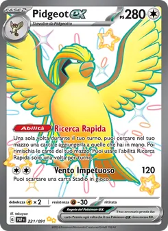 Pidgeot-ex (Destino di Paldea #221/91)