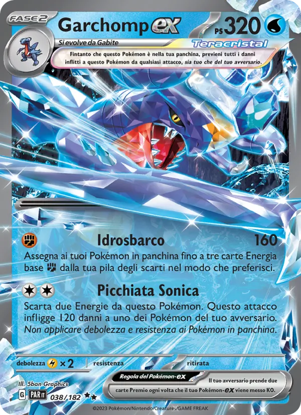 Garchomp-ex (Paradosso Temporale #038/182)