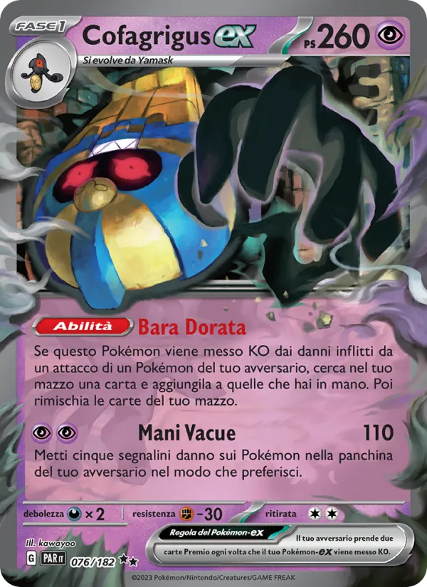 Cofagrigus-ex (Paradosso Temporale #076/182)