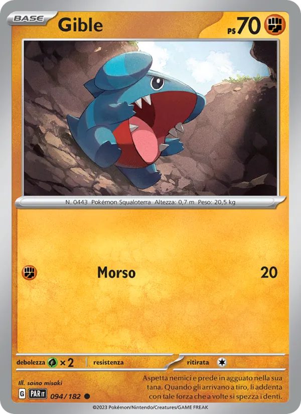 Gible (Paradox Rift #094/182)