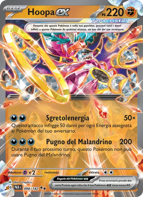 Hoopa-ex (Paradosso Temporale #098/182)