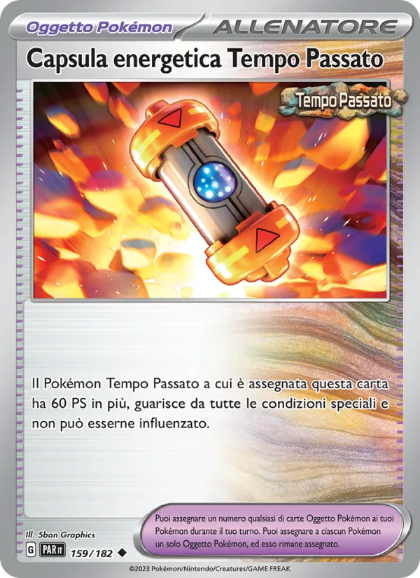 Capsula energetica Tempo Passato (Paradosso Temporale #159/182)