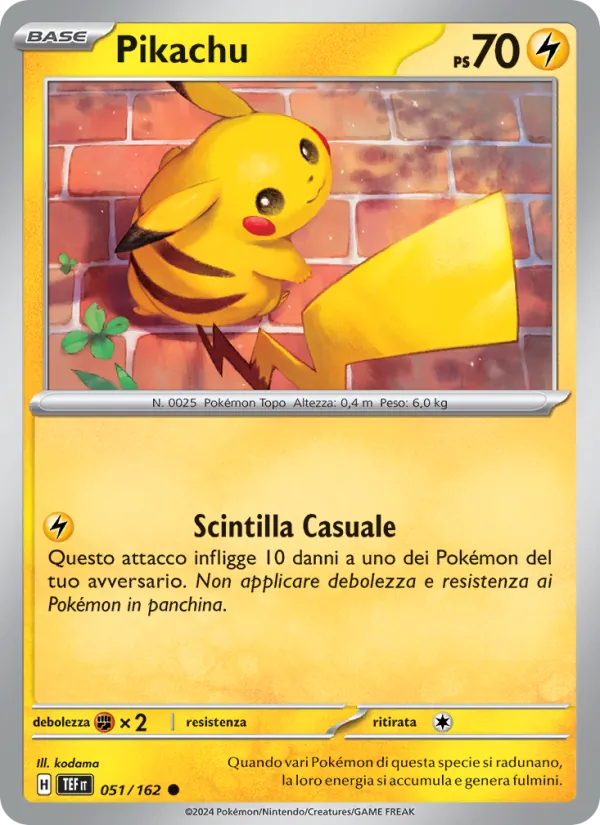 Pikachu (Temporal Forces #051/162)