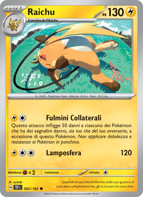 Raichu (Temporal Forces #052/162)