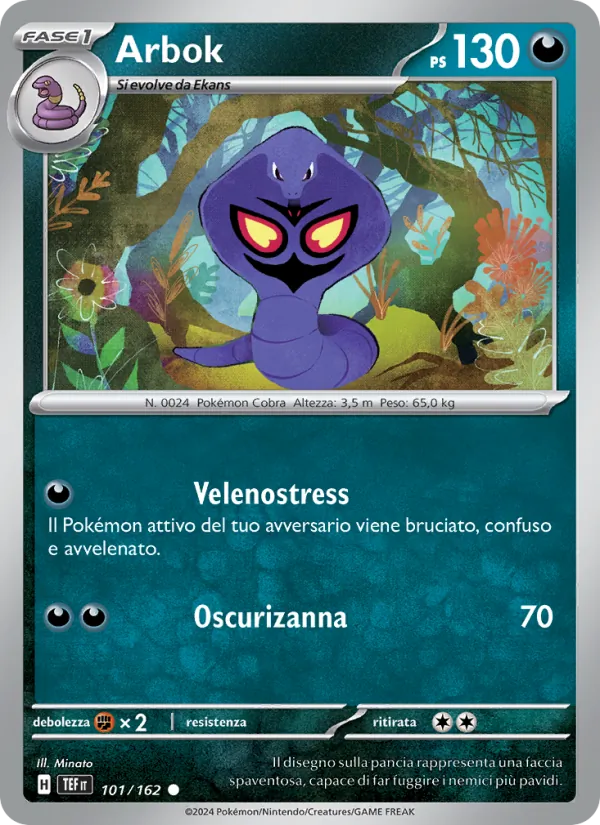 Arbok (Temporal Forces #101/162)
