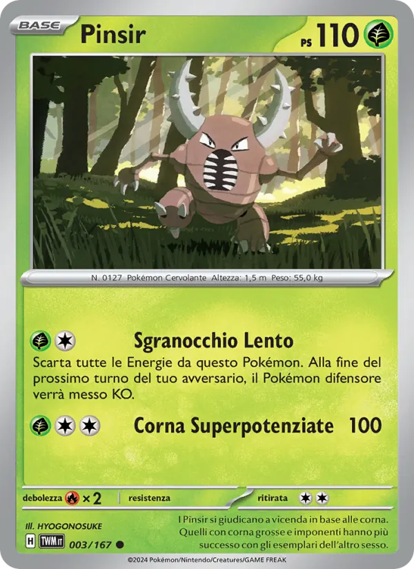 Pinsir (Crepuscolo Mascherato #003/167)