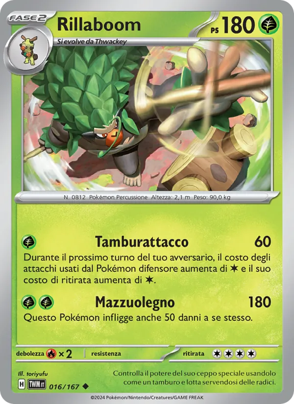 Rillaboom (Crepuscolo Mascherato #016/167)