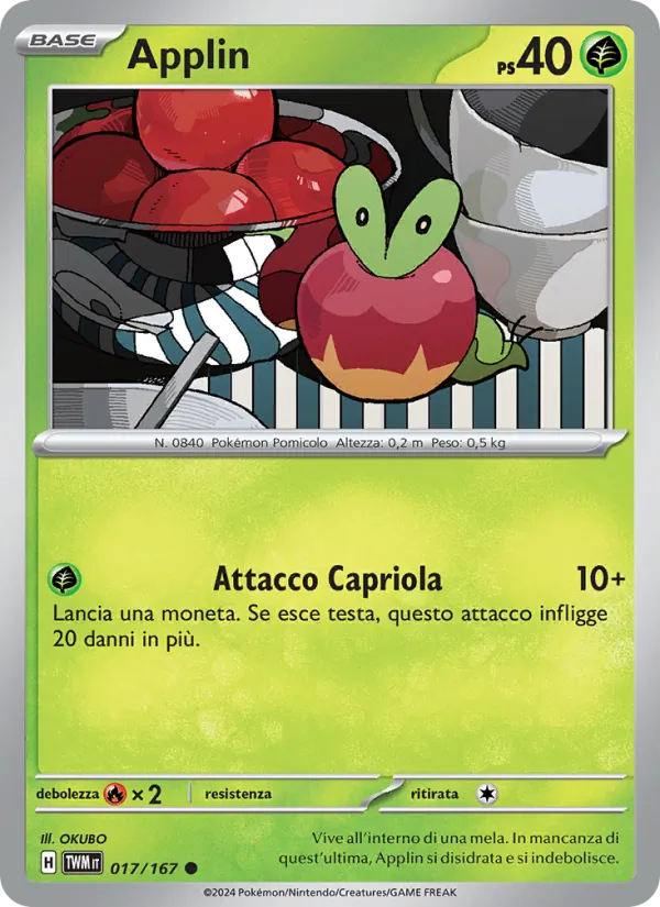 Applin (Crepuscolo Mascherato #017/167)