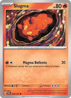 Slugma (Crepuscolo Mascherato #028/167)