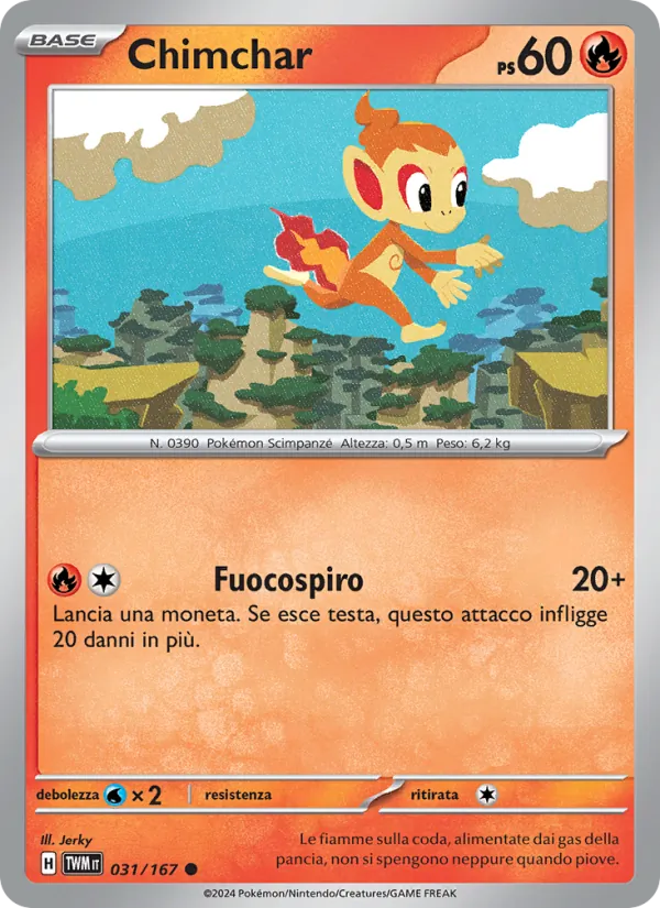 Chimchar (Crepuscolo Mascherato #031/167)
