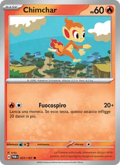 Chimchar (Crepuscolo Mascherato #031/167)