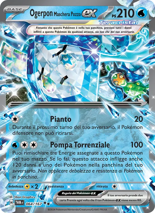Ogerpon Maschera Pozzo-ex (Twilight Masquerade #064/167)