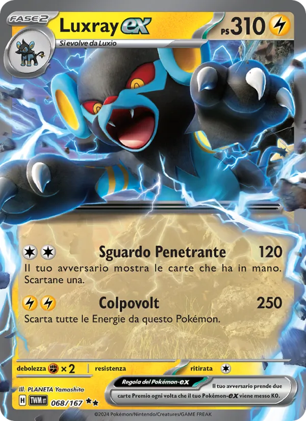 Luxray-ex (Twilight Masquerade #068/167)