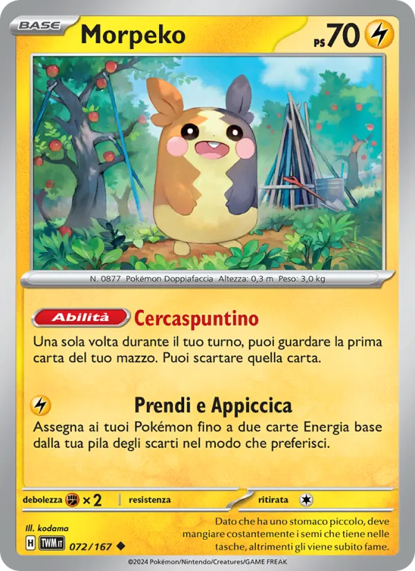 Morpeko (Crepuscolo Mascherato #072/167)