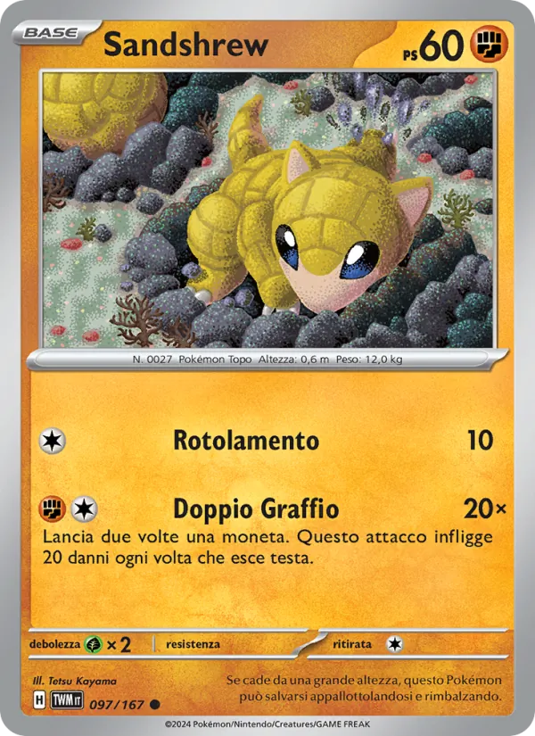 Sandshrew (Twilight Masquerade #097/167)