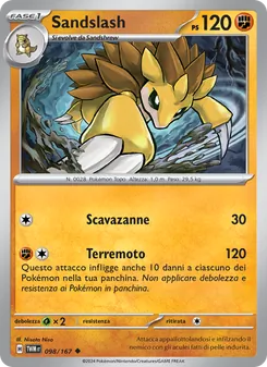 Sandslash (Crepuscolo Mascherato #098/167)