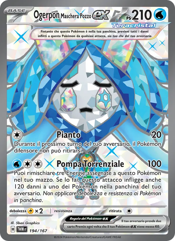 Ogerpon Maschera Pozzo-ex (Crepuscolo Mascherato #194/167)