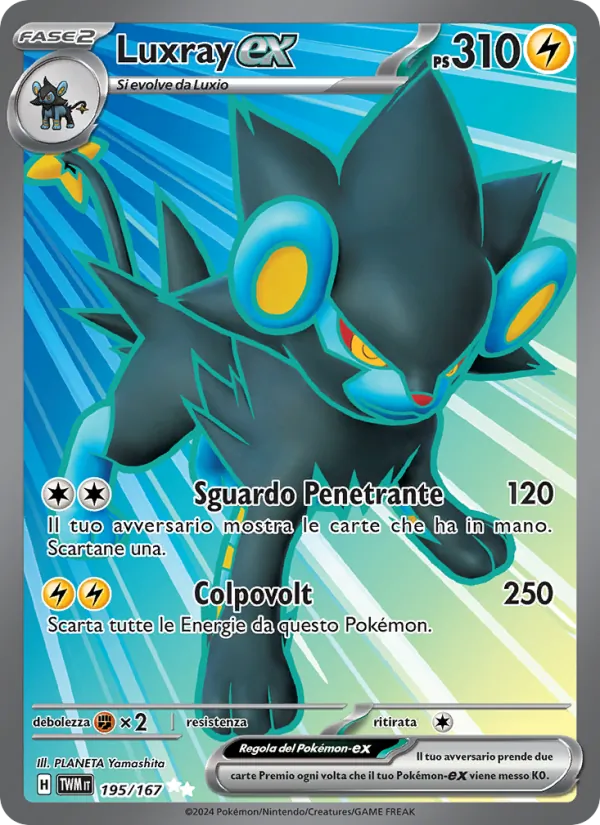 Luxray-ex (Twilight Masquerade #195/167)