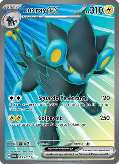 Luxray-ex (Crepuscolo Mascherato #195/167)