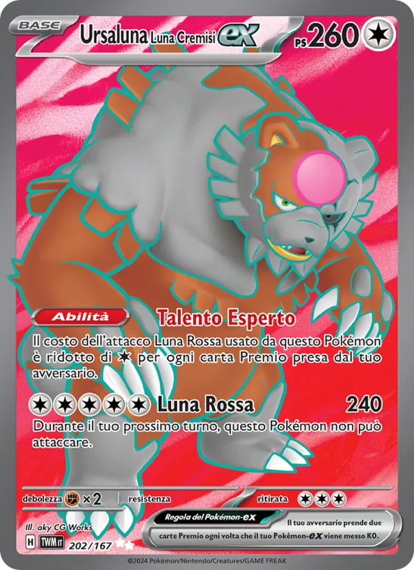Ursaluna Luna Cremisi-ex (Twilight Masquerade #202/167)