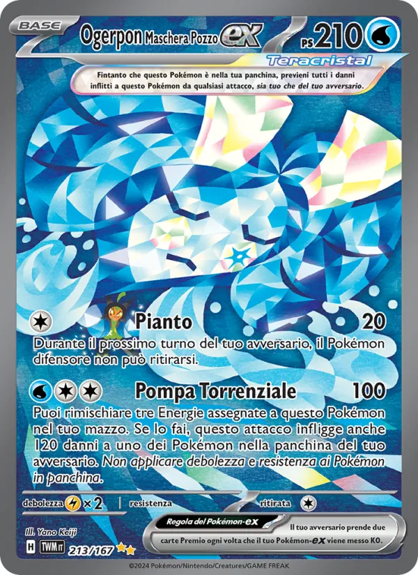 Ogerpon Maschera Pozzo-ex (Crepuscolo Mascherato #213/167)